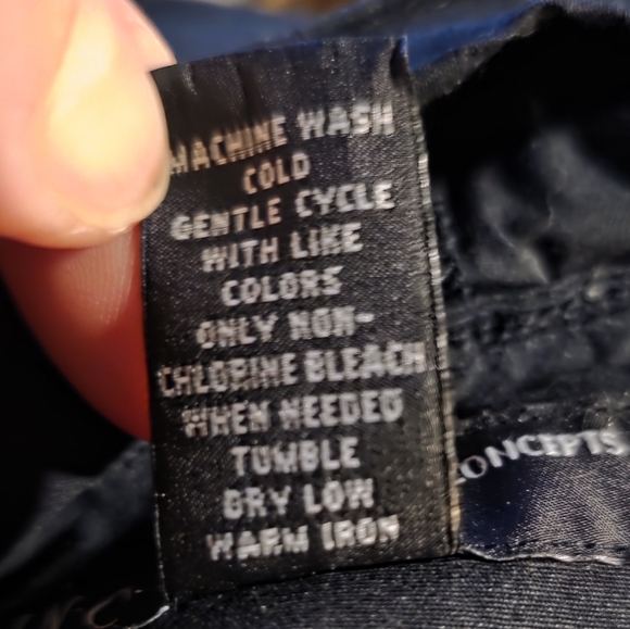 INC International Concepts 2X Black Ruffle Open Front Jacket Cotton Blend NWT - Picture 5 of 6